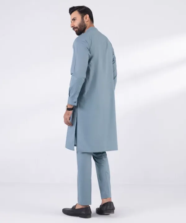 Clearance Sapphire Cotton Suit - Regular Fit