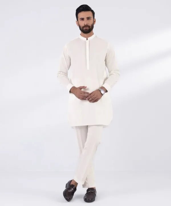 Clearance Sapphire Cotton Suit - Slim Fit
