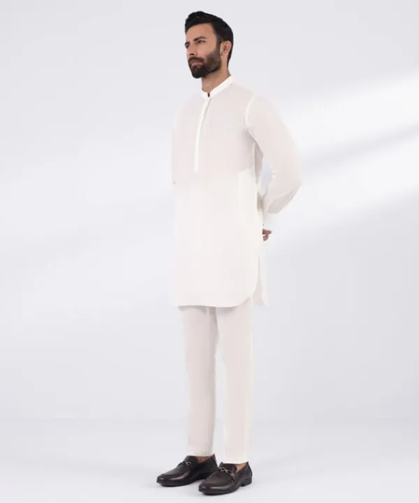 Clearance Sapphire Cotton Suit - Slim Fit