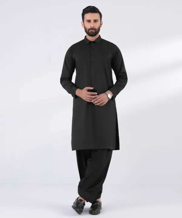 Clearance Sapphire Cotton Suit - Slim Fit