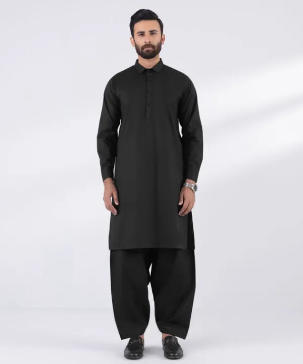 Clearance Sapphire Cotton Suit - Slim Fit