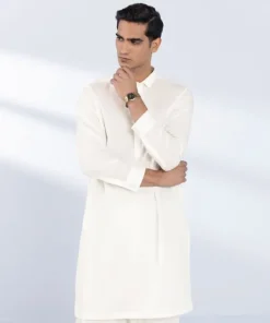 New Sapphire Cotton Suit - Slim Fit White