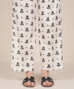 Outlet Sapphire Cotton Viscose Straight Pants