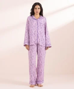 New Sapphire Ditsy Print Woven PJ Set Multi