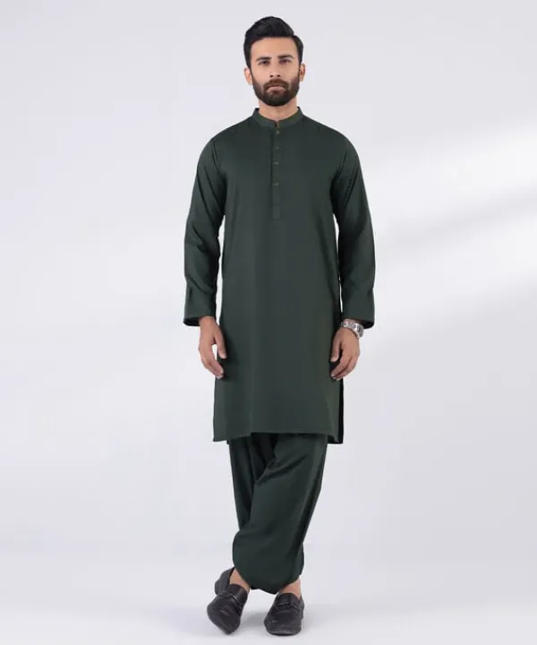 Online Sapphire Dobby Kurta - Regular Fit