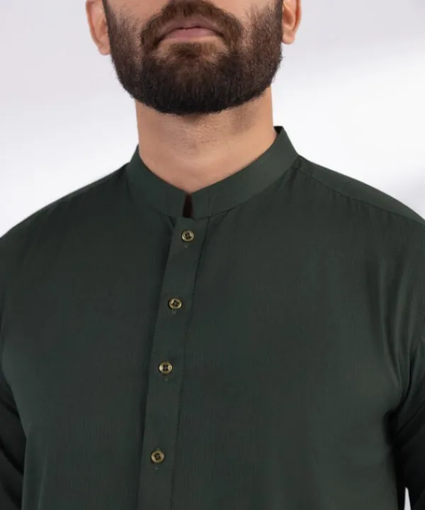 Clearance Sapphire Dobby Kurta - Slim Fit