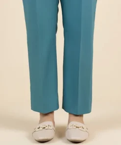 Outlet Sapphire Dyed Cotton Trousers