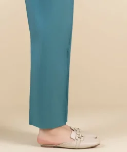 Outlet Sapphire Dyed Cotton Trousers
