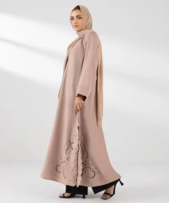 Best Sapphire Embroidered Abaya Set Pink
