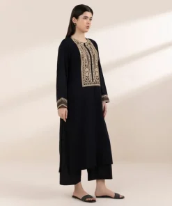 Sale Sapphire Embroidered Arabic Lawn Shirt
