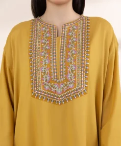 Sale Sapphire Embroidered Arabic Lawn Shirt