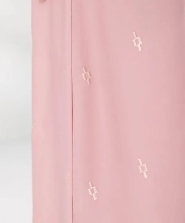 Best Sapphire Embroidered Button Through Abaya Set pink