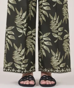Best Sapphire Embroidered Cambric Culottes