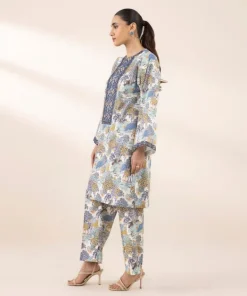 Online Sapphire Embroidered Cotton Viscose Shirt Blue