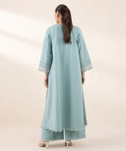 Discount Sapphire Embroidered Dobby Shirt Blue
