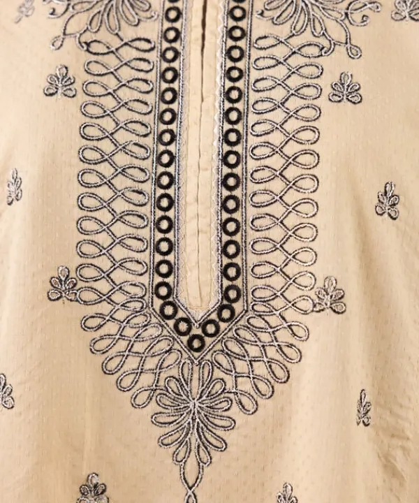 Outlet Sapphire Embroidered Dobby Shirt