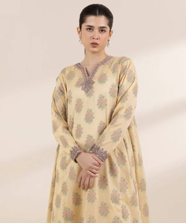Fashion Sapphire Embroidered Jacquard Shirt