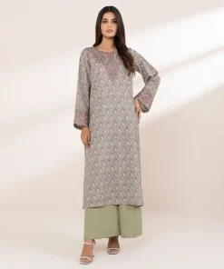 Discount Sapphire Embroidered Lawn Shirt Green