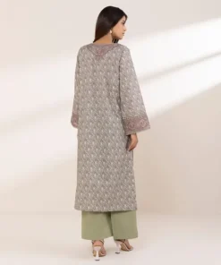 Discount Sapphire Embroidered Lawn Shirt Green