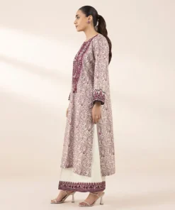 Clearance Sapphire Embroidered Lawn Shirt White