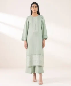 Sale Sapphire Embroidered Lawn Shirt Mint Green