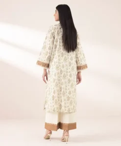 Best Sapphire Embroidered Lawn Shirt Beige