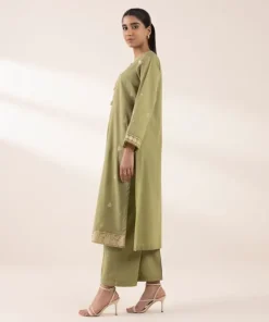 New Sapphire Embroidered Lawn Shirt Green