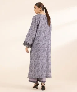 Outlet Sapphire Embroidered Lawn Shirt Purple
