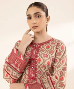 Sale Sapphire Embroidered Lawn Shirt Pink