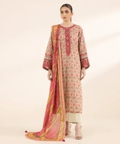 Sale Sapphire Embroidered Lawn Shirt Pink
