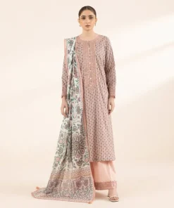 Online Sapphire Embroidered Lawn Shirt Pink