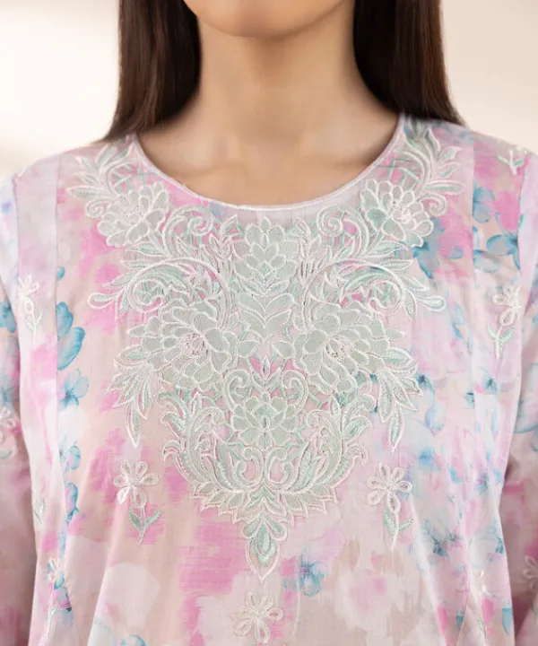 New Sapphire Embroidered Lawn Shirt