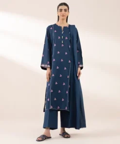 Clearance Sapphire Embroidered Lawn Shirt