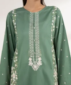 Outlet Sapphire Embroidered Lawn Shirt