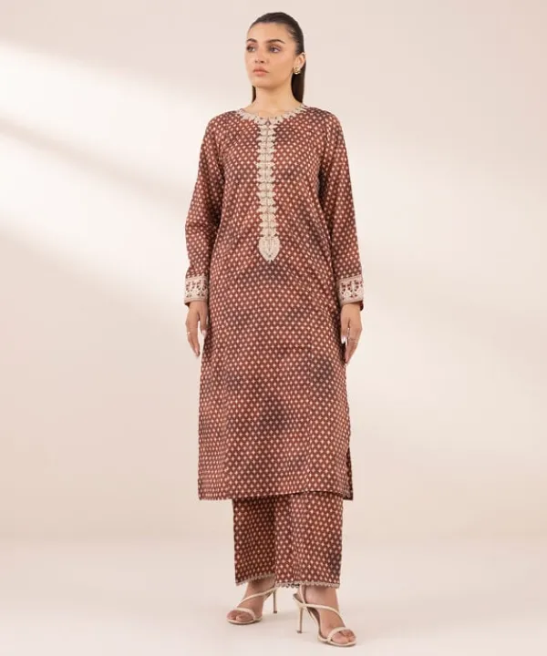 Discount Sapphire Embroidered Lawn Shirt