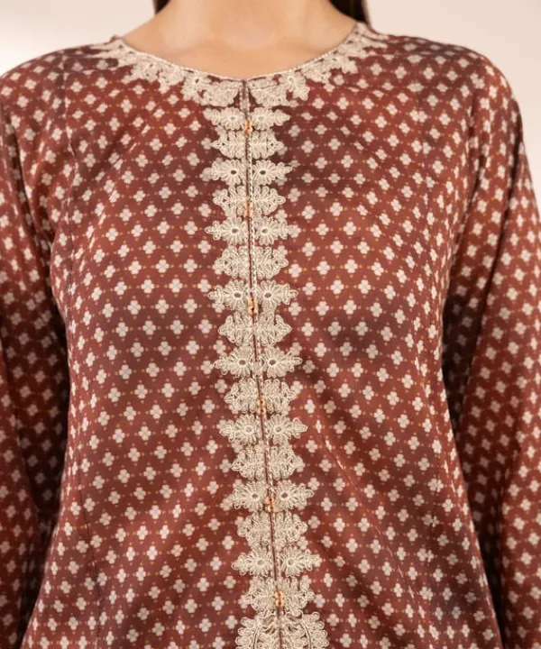 Discount Sapphire Embroidered Lawn Shirt