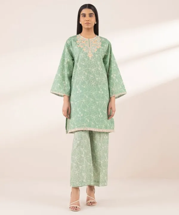 New Sapphire Embroidered Lawn Shirt