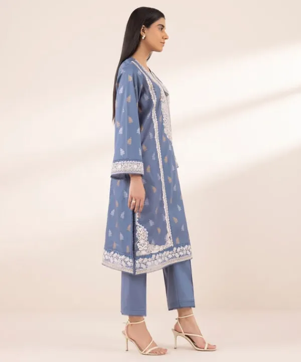 New Sapphire Embroidered Lawn Shirt