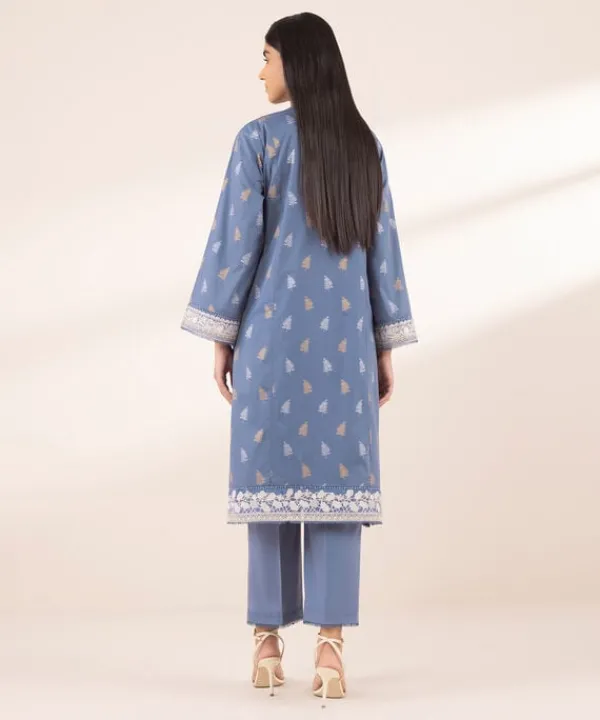 New Sapphire Embroidered Lawn Shirt