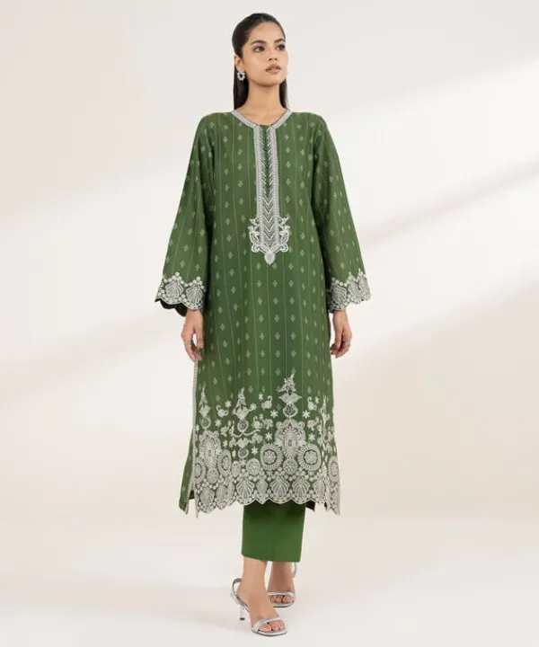 New Sapphire Embroidered Lawn Shirt