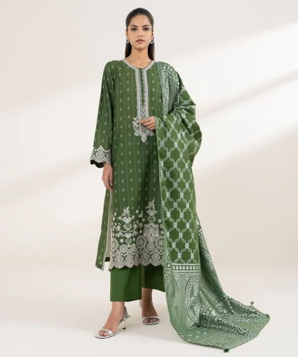New Sapphire Embroidered Lawn Shirt