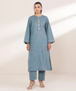 Discount Sapphire Embroidered Lawn Shirt