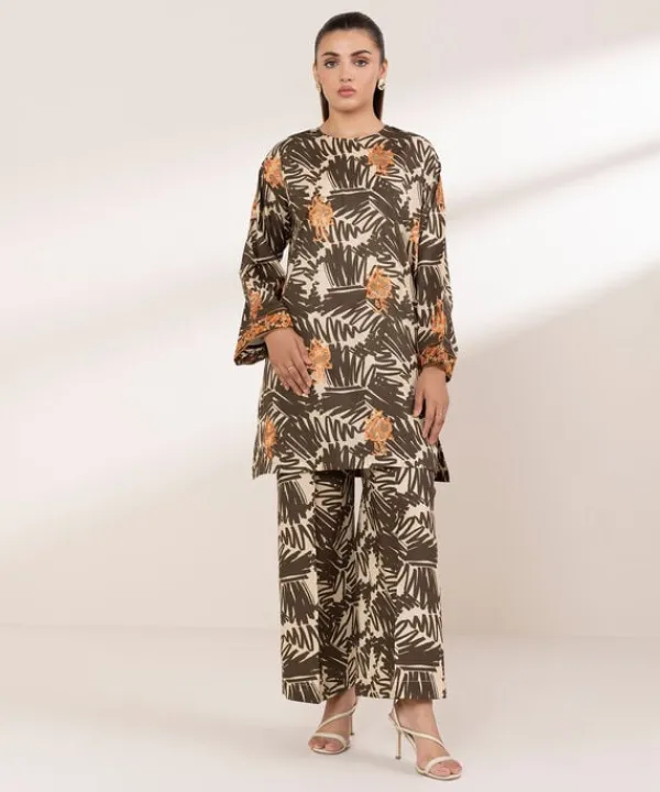 Discount Sapphire Embroidered Lawn Shirt
