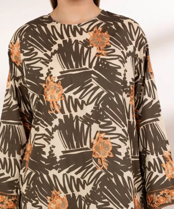 Discount Sapphire Embroidered Lawn Shirt