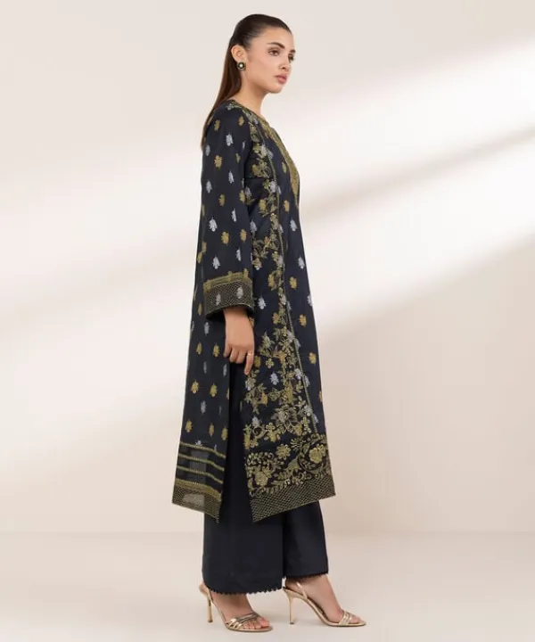Discount Sapphire Embroidered Lawn Shirt