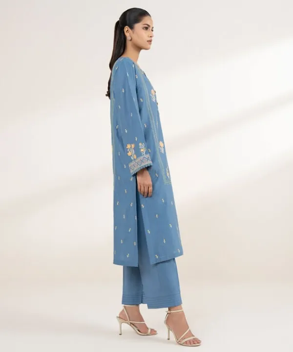 Online Sapphire Embroidered Lawn Shirt