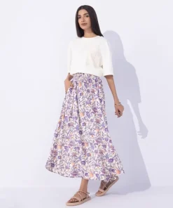 Best Sapphire Floral Printed Skirt Multi