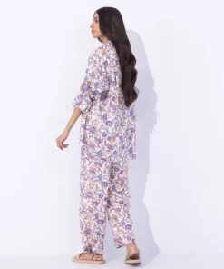 Online Sapphire Floral Printed Trousers Multi