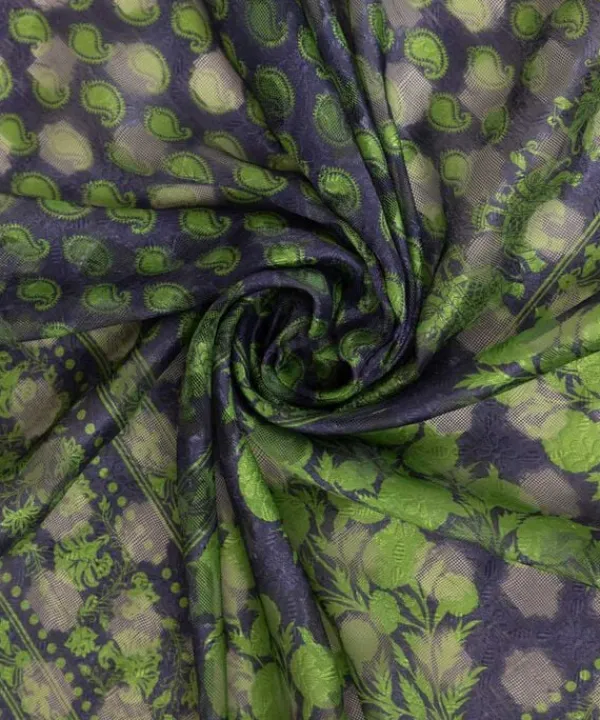 Outlet Sapphire Jacquard Dupatta Green