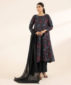 Outlet Sapphire Jacquard Shirt Black